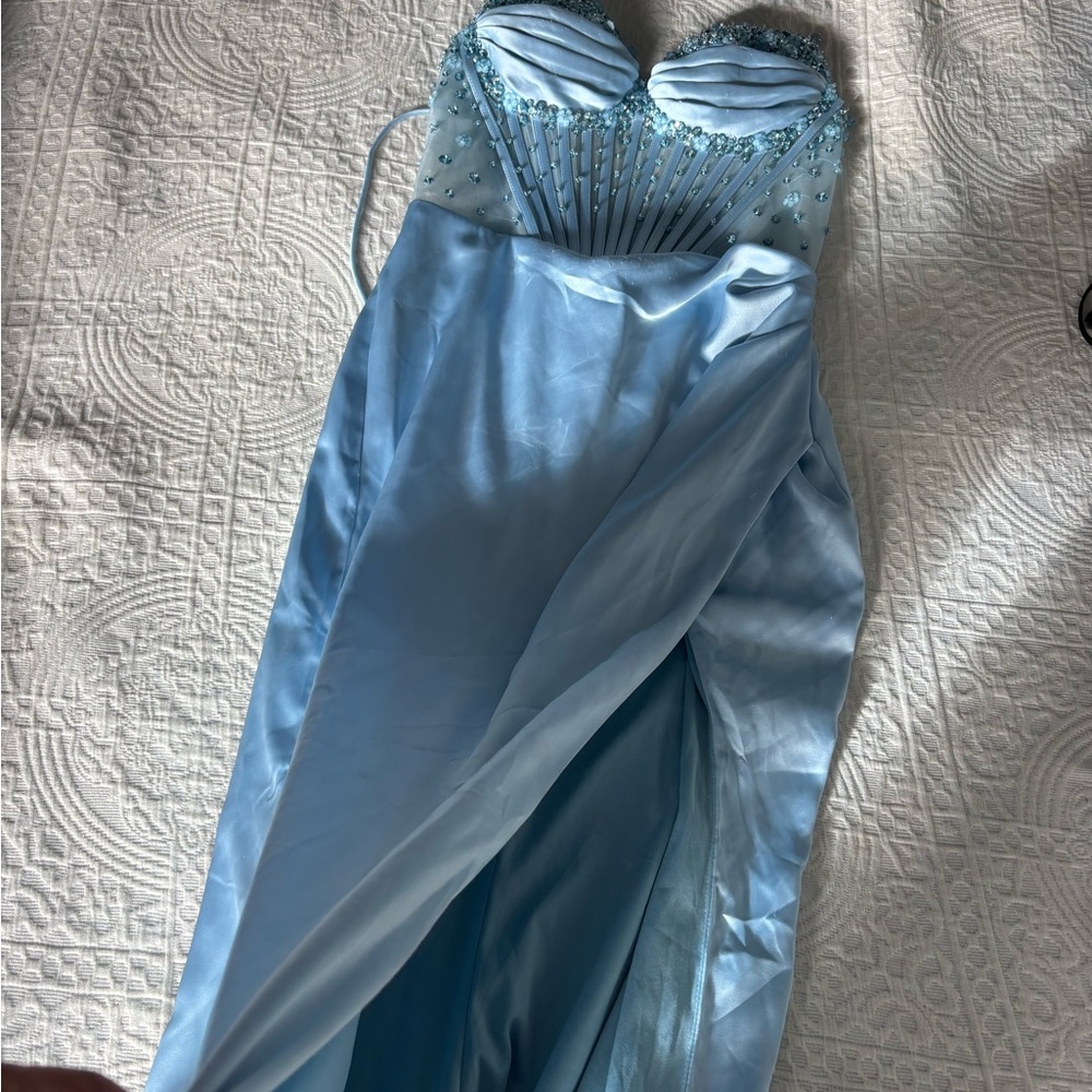 Baby Blue Formal Dress